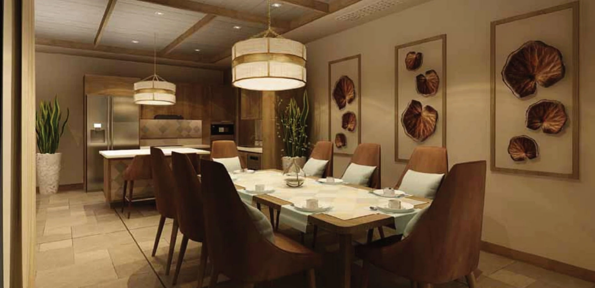 Hình ảnh phối cảnh biệt thự 4 phòng ngủ tại dự án Fusion Resort & Villas Đà Nẵng