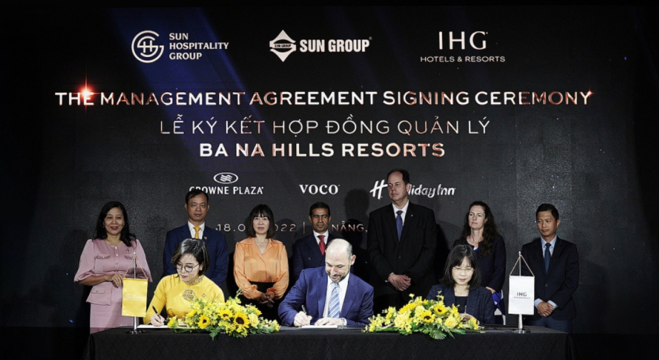 Cú bắt tay chiến lược giữa Sun Hospitality Group và IHG Hotels & Resorts