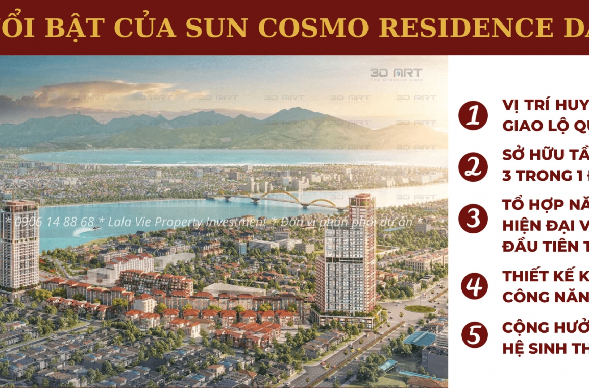 Điểm nổi bật của dự án Sun Cosmo Residence Da Nang
