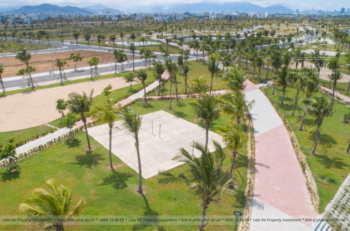 Toàn cảnh công viên của dự án Nam Hòa Xuân Đà Nẵng