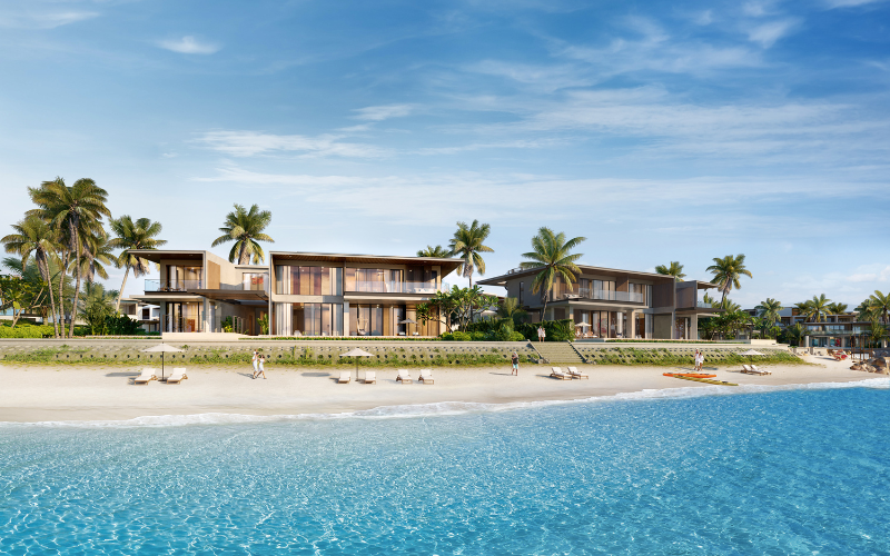 Dinh thự The Coral tại dự án Gran Melia Nha Trang sở hữu tầm nhìn ôm trọn biển ngọc và bờ cát trắng mịn của Bãi Tiên