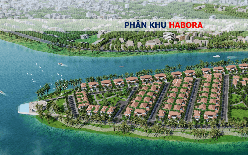 Hình ảnh phối cảnh phân khu habora thuộc dự án sunneva island Đà Nẵng