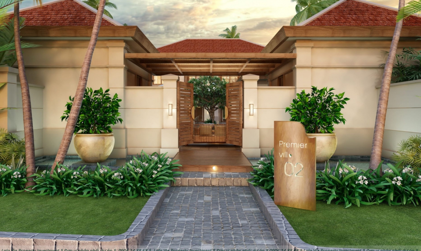 Hình ảnh phối cảnh biệt thự 4 phòng ngủ tại dự án Fusion Resort & Villas Đà Nẵng